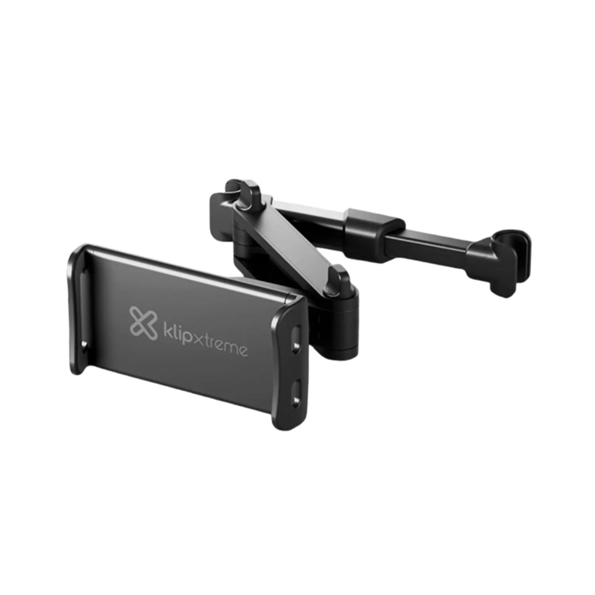 KLIP XTREME - Klip Xtreme KMH-500 Soporte para Auto Reposacabezas, 14", Brazo Extensible, Giro 360° 
