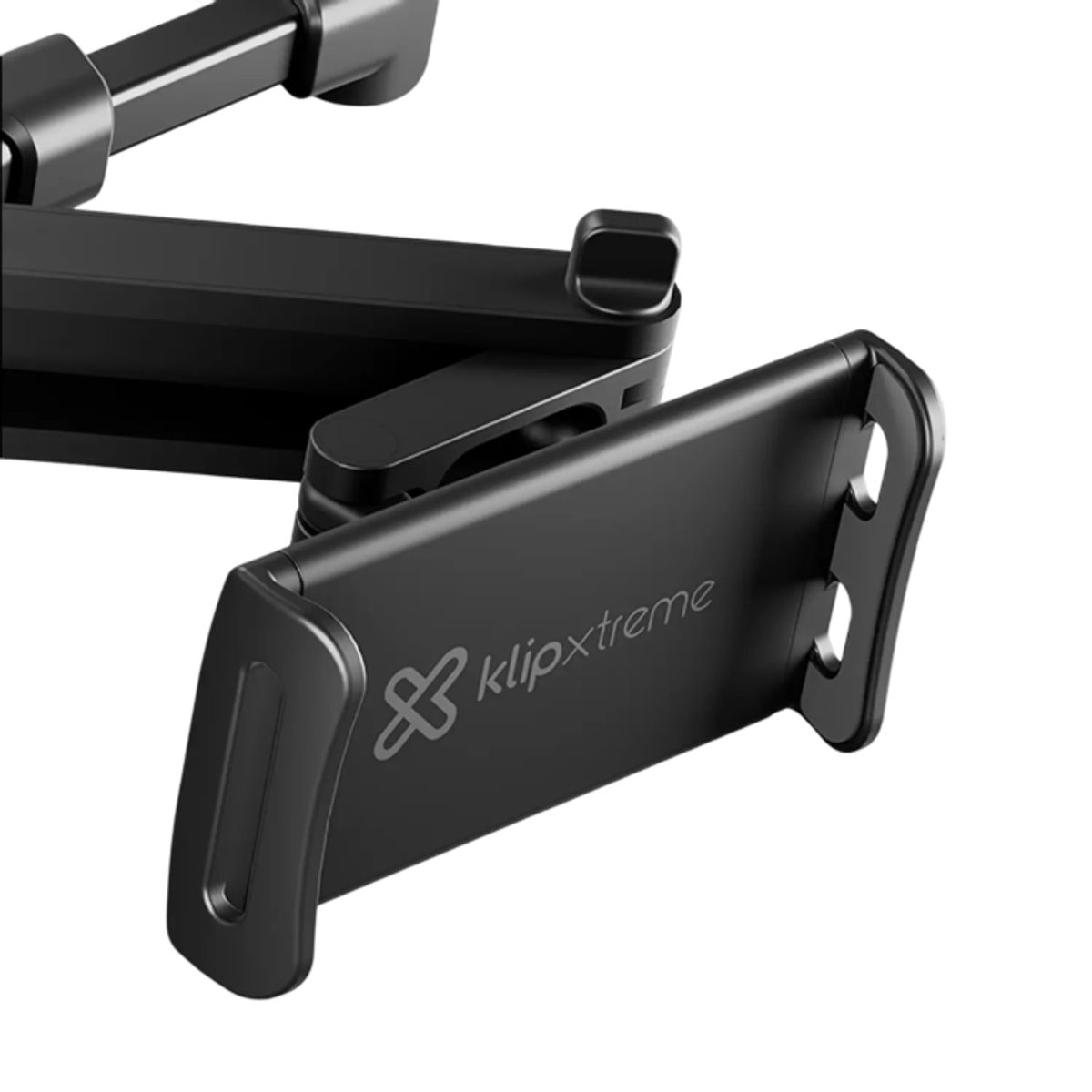 KLIP XTREME - Klip Xtreme KMH-500 Soporte para Auto Reposacabezas, 14", Brazo Extensible, Giro 360° 