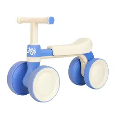 GLOWUP - Triciclo Infantil de 4 Ruedas Fiori Azul