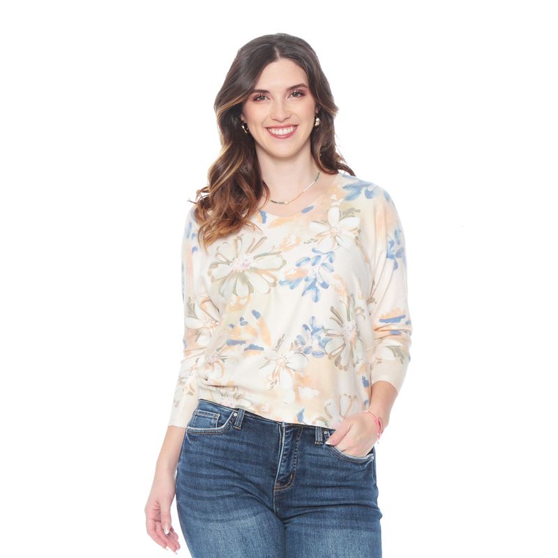WADOS - SWEATER SUBLIMADO MANGA 3/4 ESCOTE V