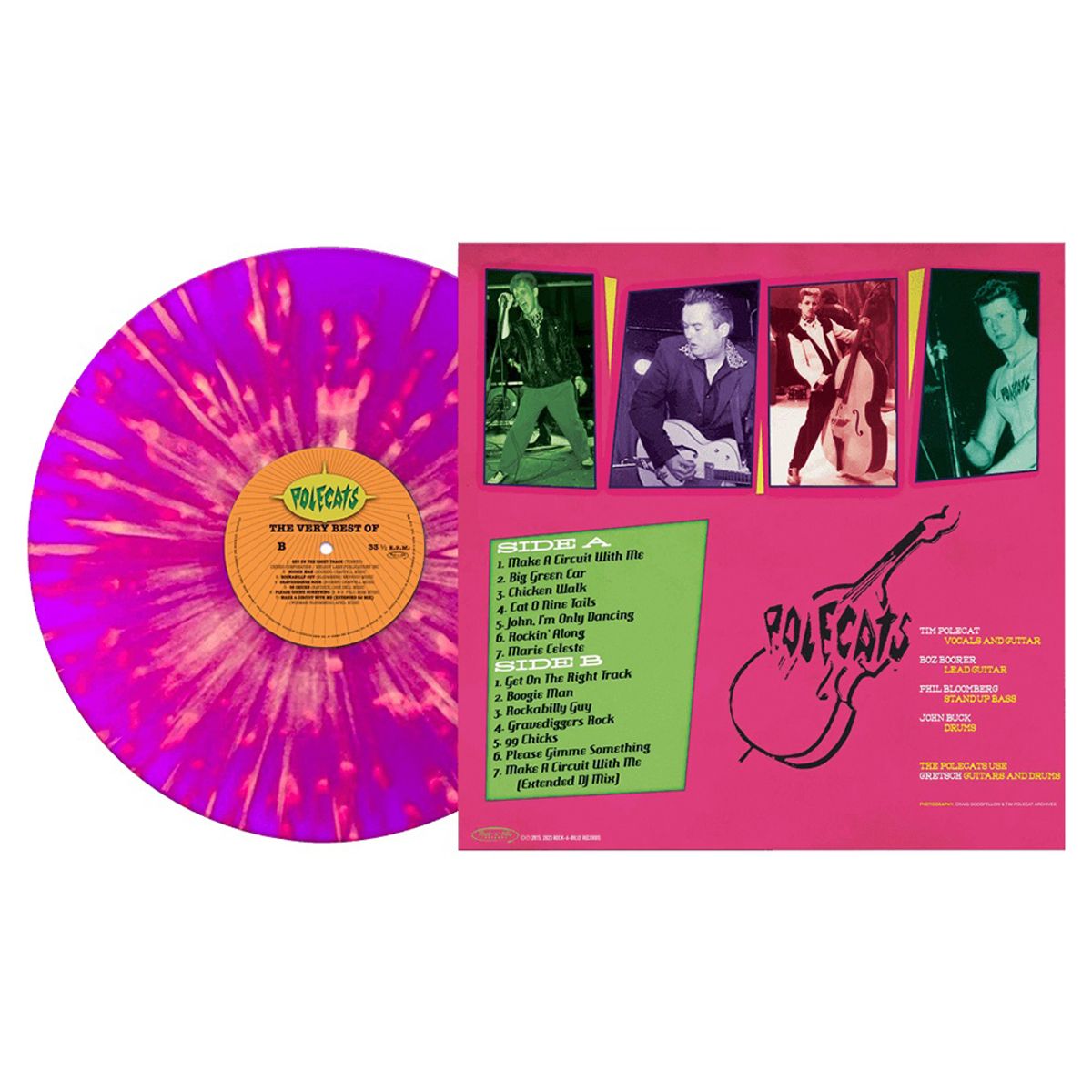 GENERICO - Polecats - The Very Best Of - Vinilo Splatter