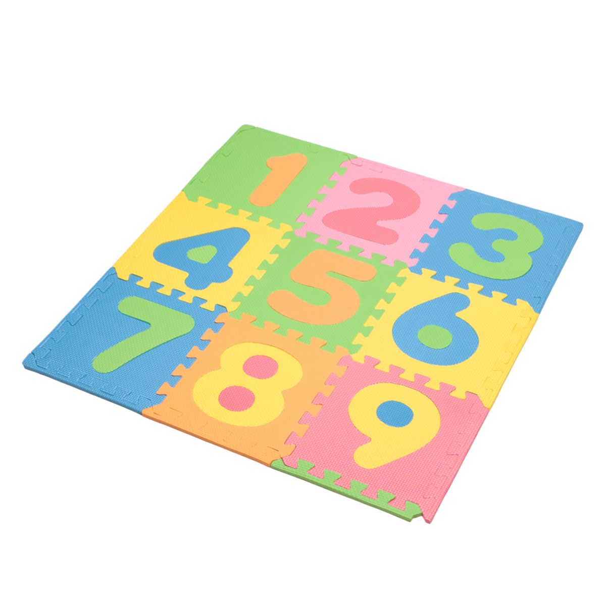 INFANTI - Alfombra Mat Eva Numeros Multicolor  9 Pz Infanti