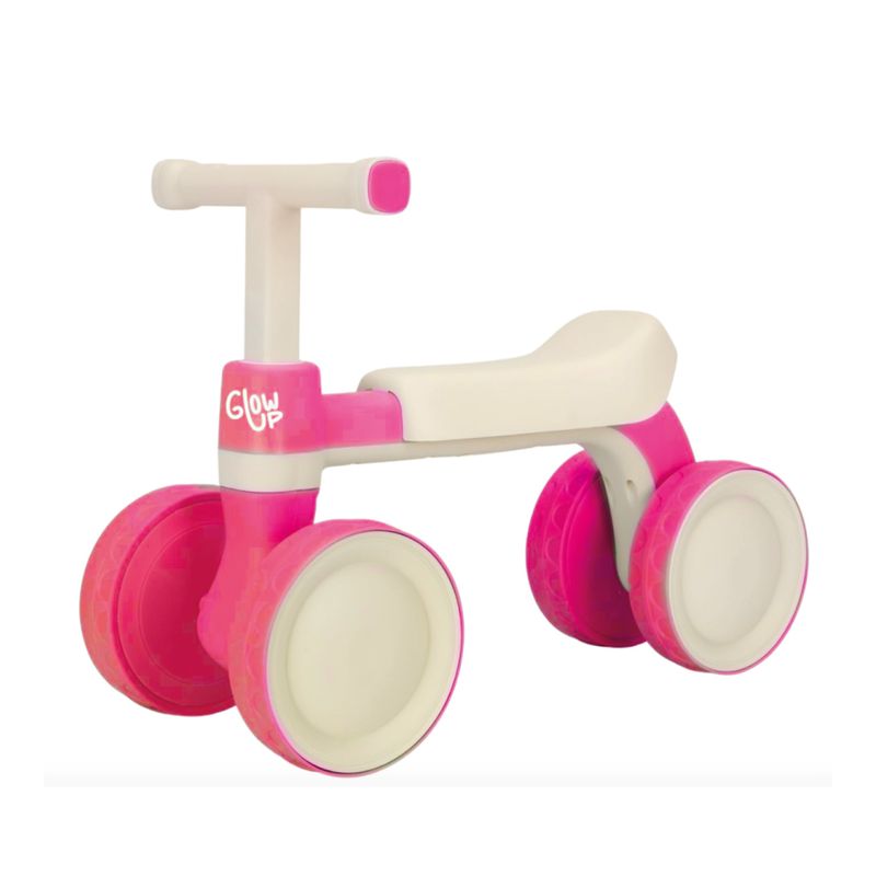 GLOWUP - Triciclo Infantil de 4 Ruedas Fiori Magenta GlowUp