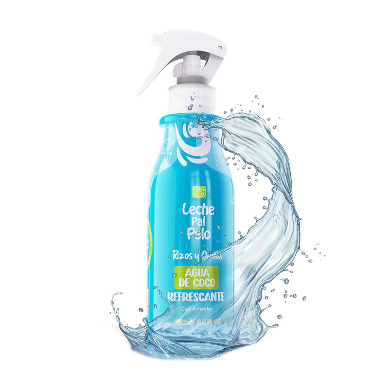 LECHE PAL PELO - Agua de Coco Leche pal pelo Activador de rizos
