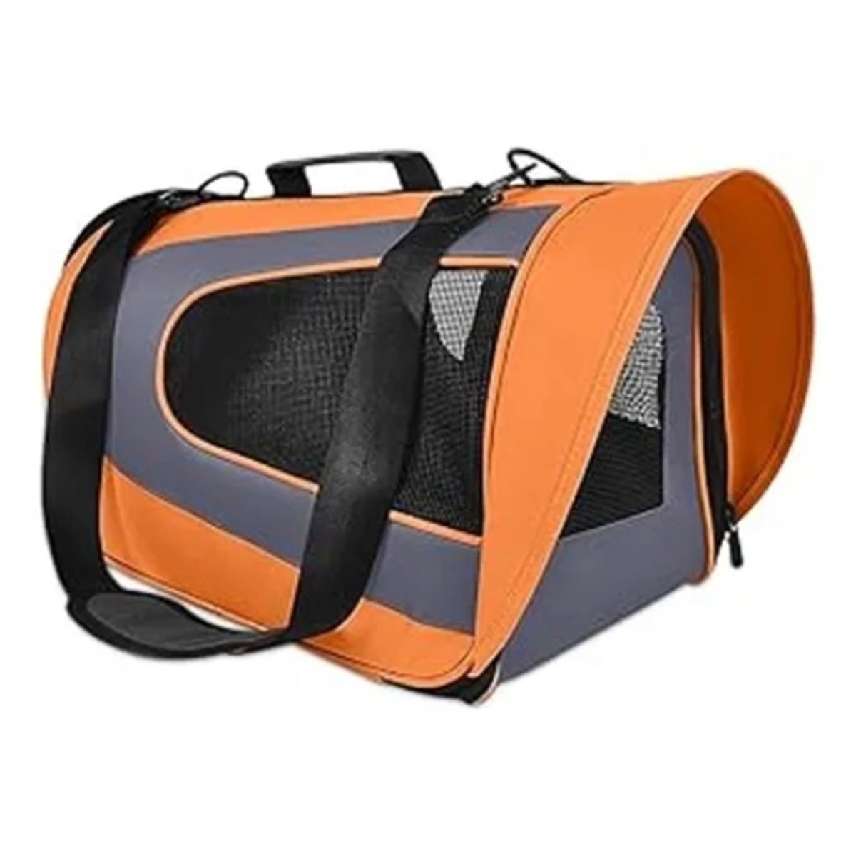 MARBEN PETS - Bolso Transporte Mascotas Pequeño 36x215x235cm Naranja