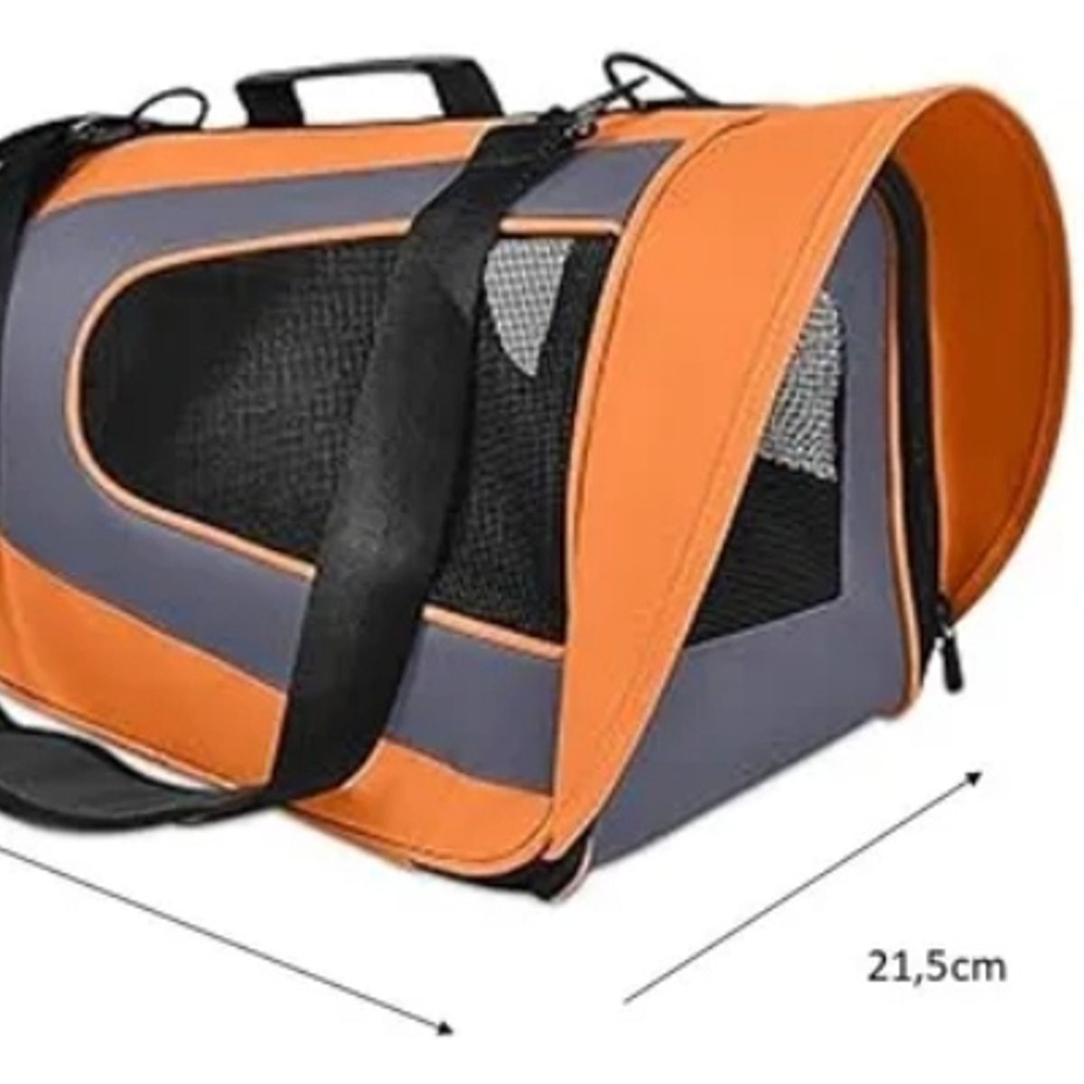 MARBEN PETS - Bolso Transporte Mascotas Pequeño 36x215x235cm Naranja