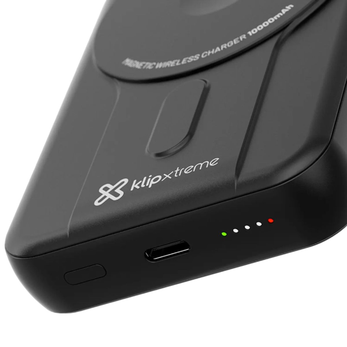 KLIP XTREME - Klip Xtreme KPB-600, Banco De Energía, 10000mAh, Magnético, USB-C PD, Inalámbrico