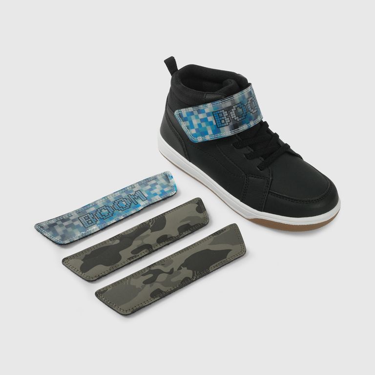 Zapatilla Niño Negro