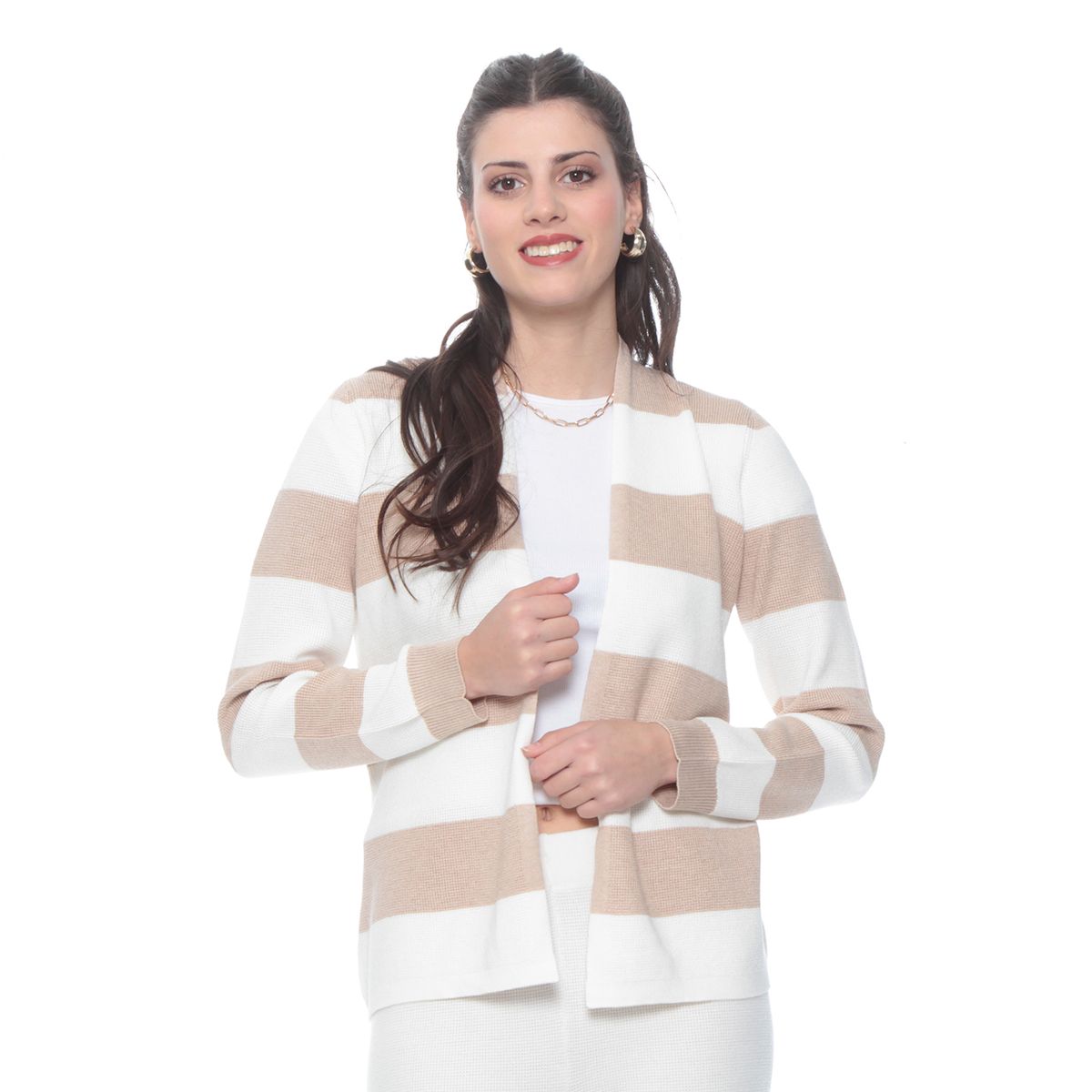 WADOS - CHALECO ABIERTO MANGA LARGA LISTADO