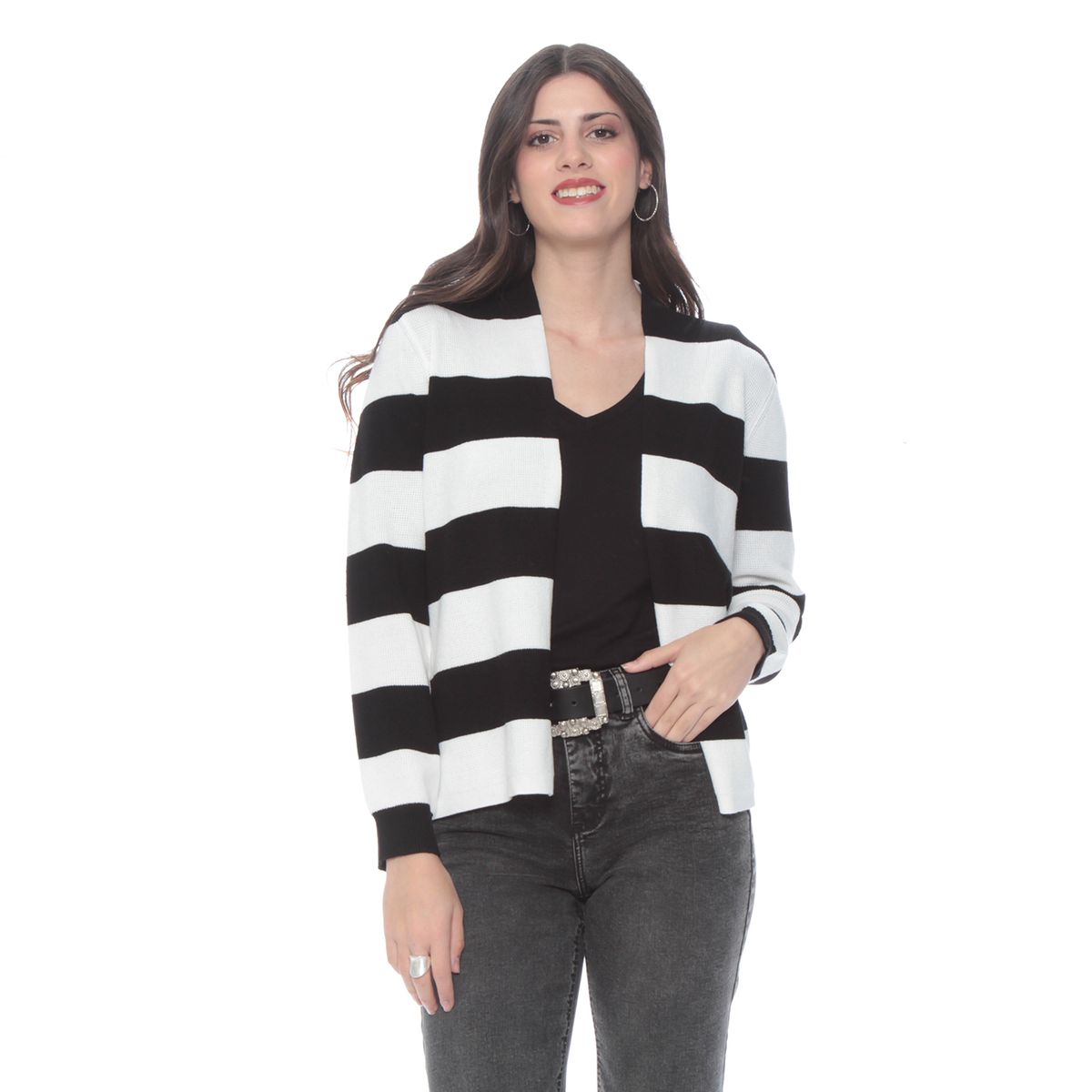 WADOS - CHALECO ABIERTO MANGA LARGA LISTADO