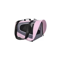 MARBEN PETS - Bolso Transporte Mascotas Pequeño 36x215x235cm Rosa