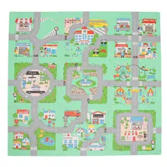 INFANTI - Alfombra Mat Eva Pista Ciudad 9 Pz