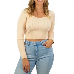 MPROPIA - Sweater crop invierno colores