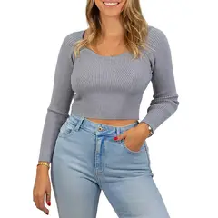 MPROPIA - Sweater crop invierno colores