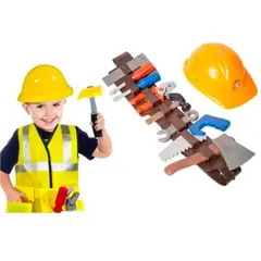 ATLAS - Juguete Kit Herramientas Constructor + Casco Para Niños