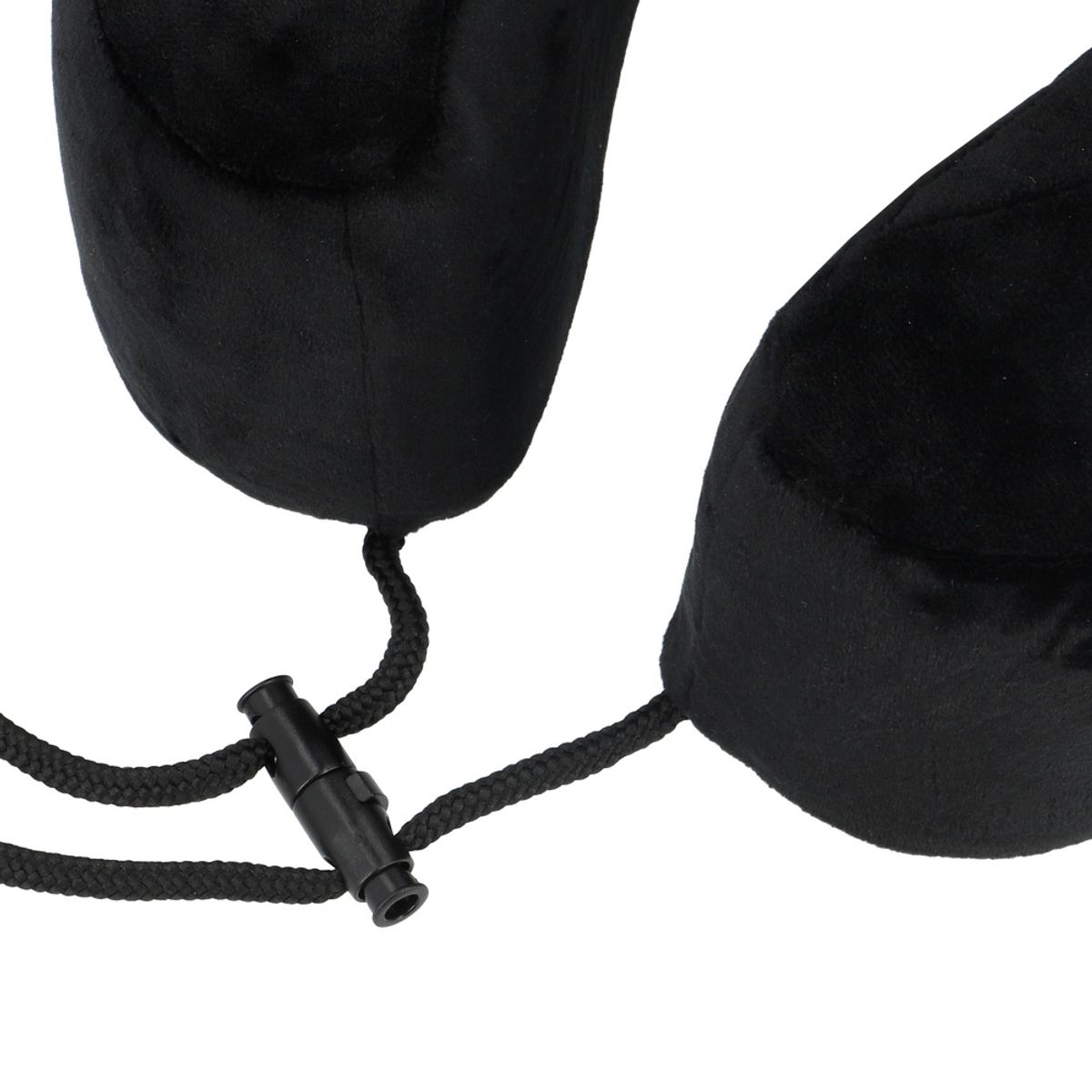 SAXOLINE - Almohada Cervical Enrollable para Viaje Saxoline Negro