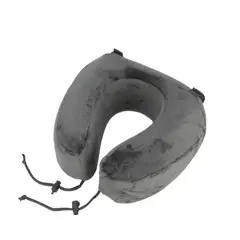 SAXOLINE - Almohada Cervical Enrollable para Viaje Gris