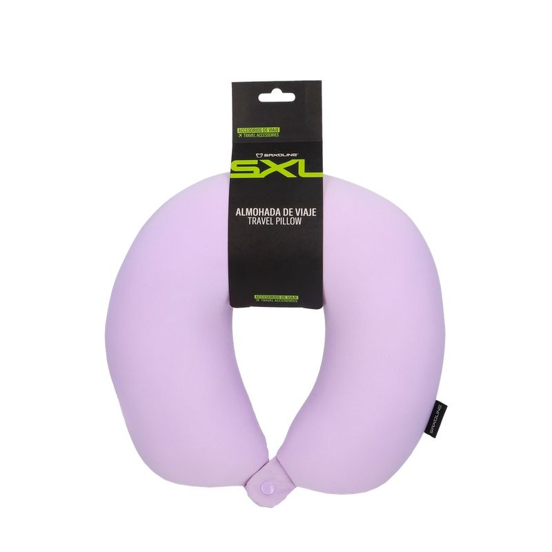 SAXOLINE - Almohada Cervical Inteligente para Viaje Saxoline Lila
