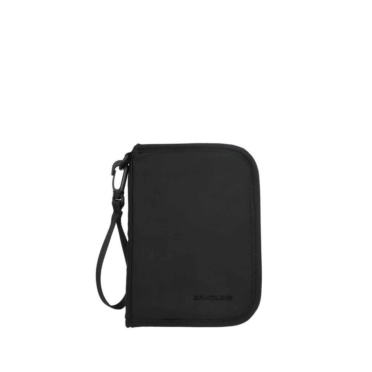 SAXOLINE - Porta Pasaporte Estuche protector de Viaje Saxoline Negro