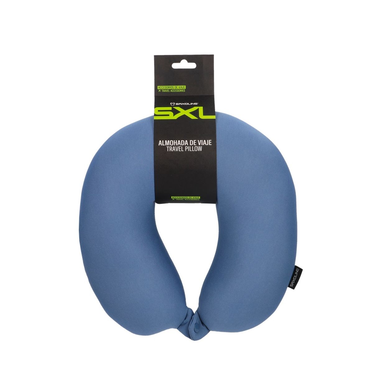 SAXOLINE - Almohada Cervical Inteligente para Viaje Saxoline Azul