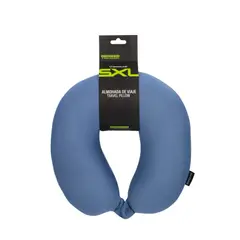 SAXOLINE - Almohada Cervical Inteligente para Viaje Azul