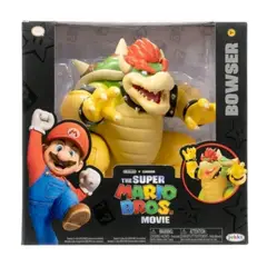 JAZWARES - Bowser - Super Mario Figura Articulada con Efectos 18 cm