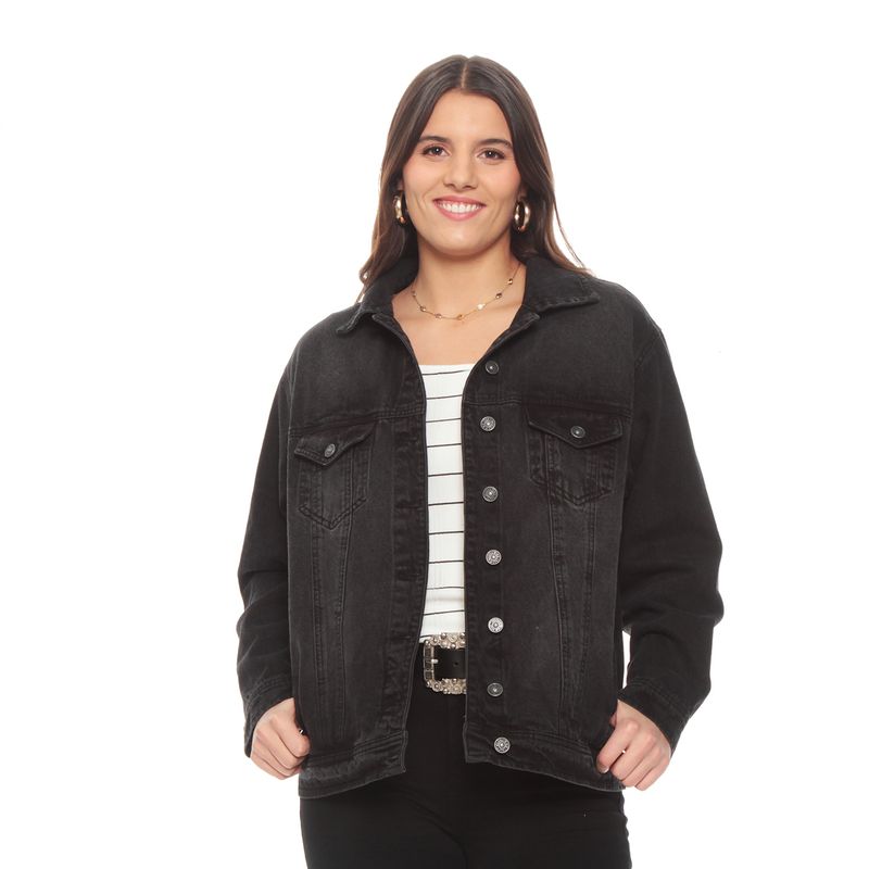 WADOS - CHAQUETA DENIM MANGA LARGA  OVERSIZE
