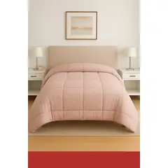 ANNGEBUT - Edredón Acolchado 1.5 Plazas – Diseño Clásico