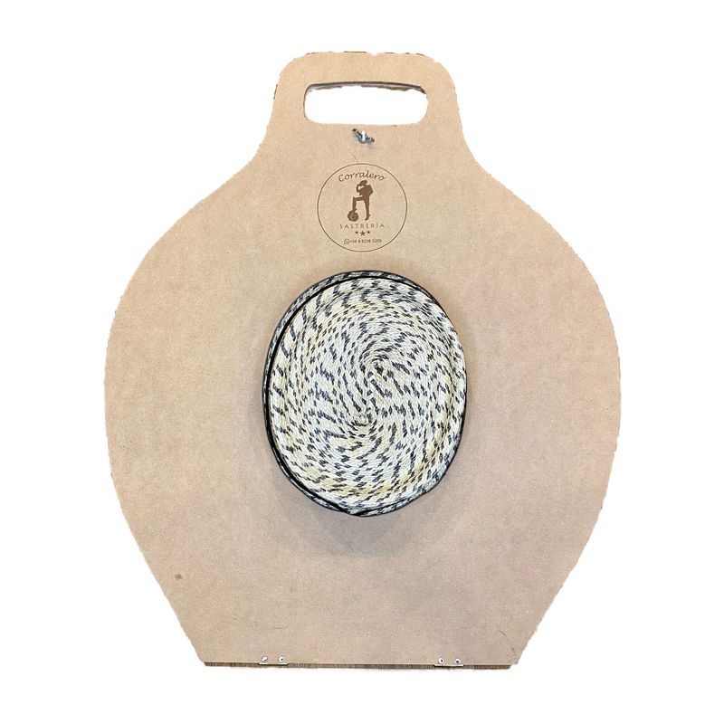 CORRALERO SASTRERIA - Chupalla de Huaso Fina Jaspeada Tradicional con Porta Sombrero