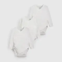 COLLOKY - Pack de Bodies Unisex bebé Blanco 57201