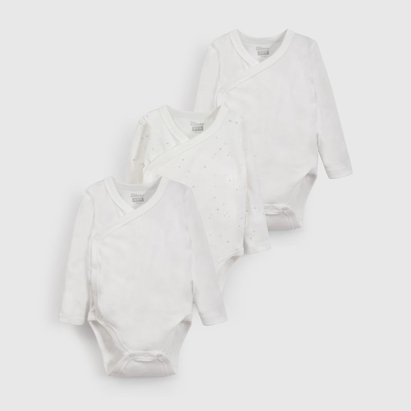 COLLOKY - Pack de Bodies Unisex bebé Blanco  57201 Colloky 