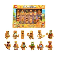 ATLAS - Set Minecraft Figuras Armables Café