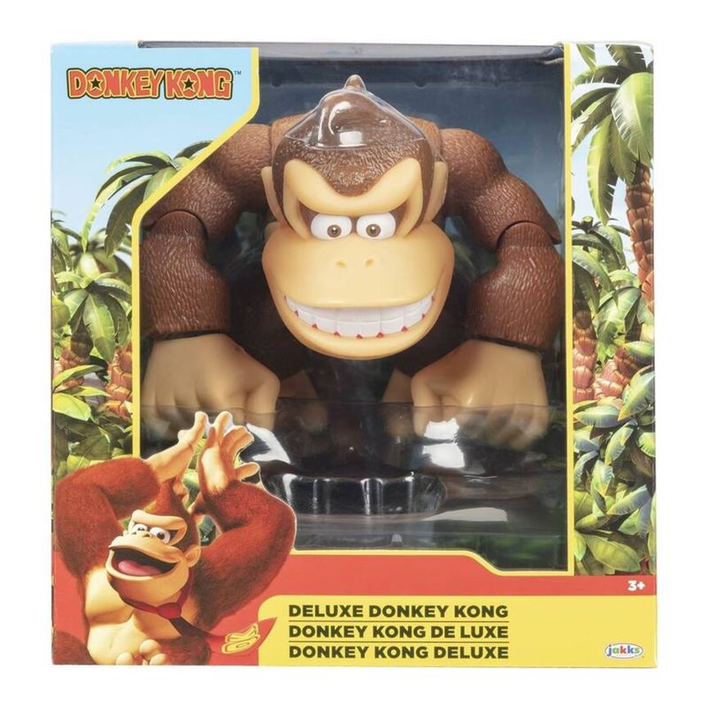 JAZWARES - Donkey Kong Deluxe - Nintendo Figura Articulada 16 cm