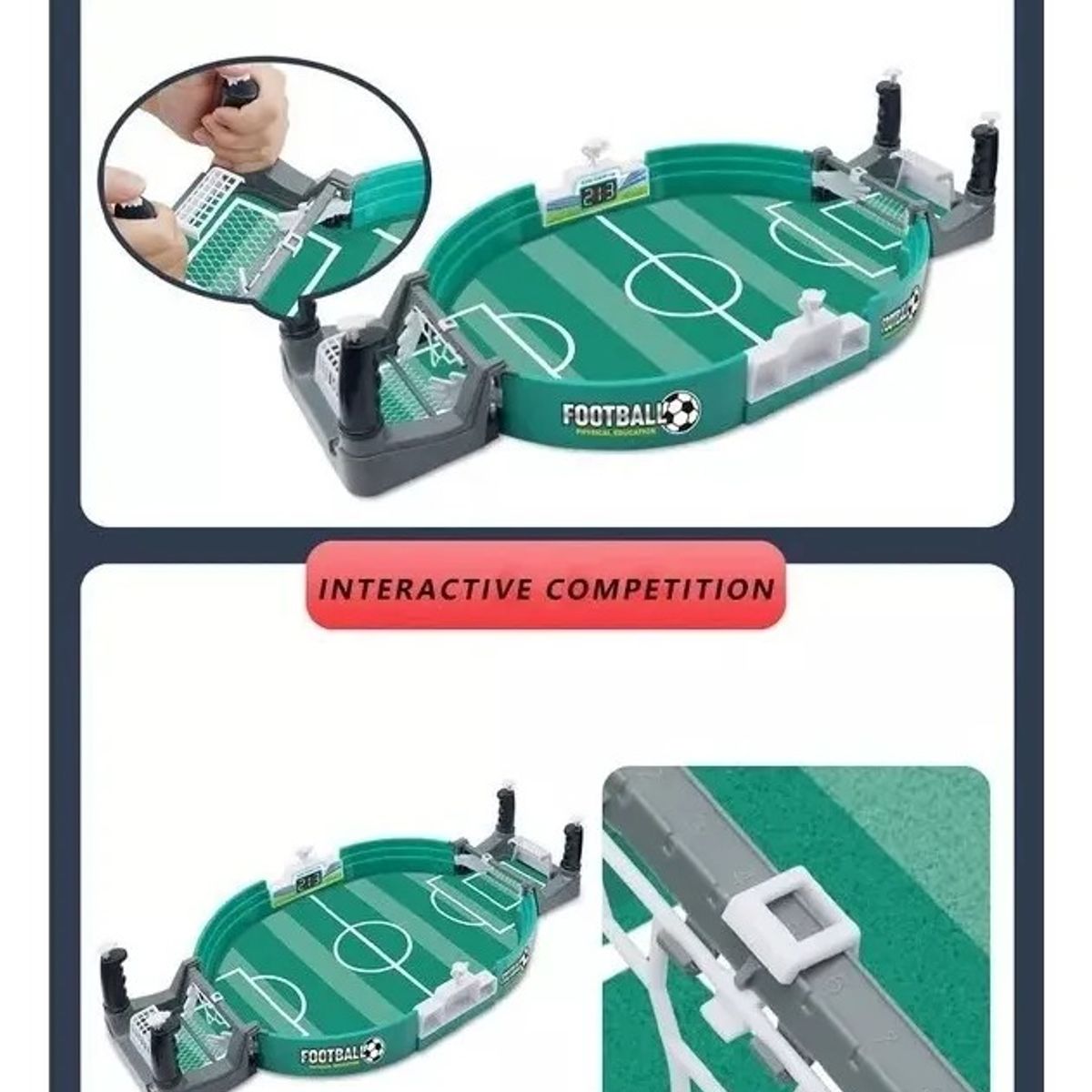 GENERICO - Juguetes de fútbol interactivos para mesa de futbolín