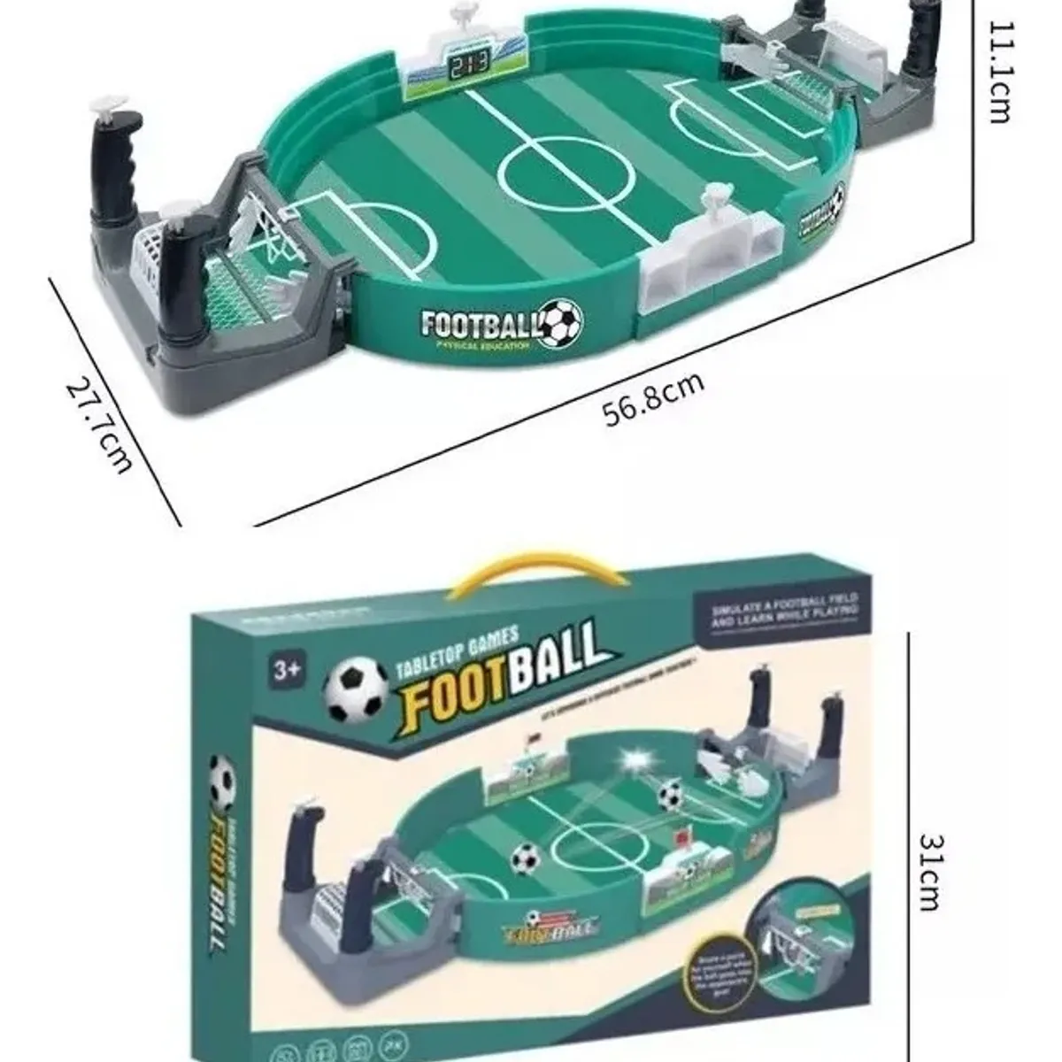 GENERICO - Juguetes de fútbol interactivos para mesa de futbolín