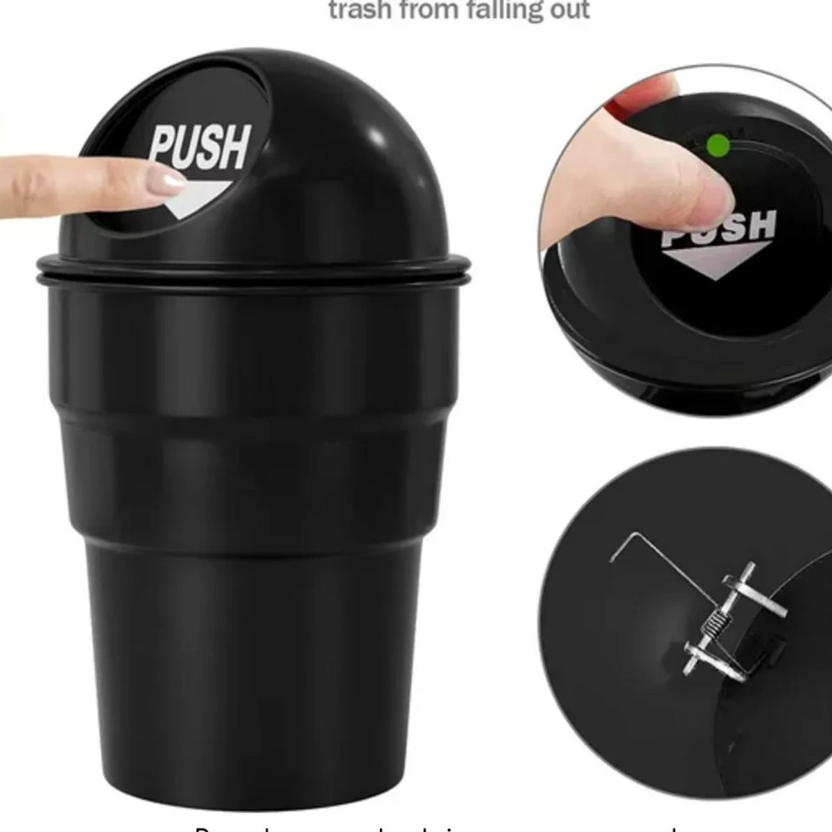 GENERICO - Basurero Auto De Bote  - Organizador Higiene Balde