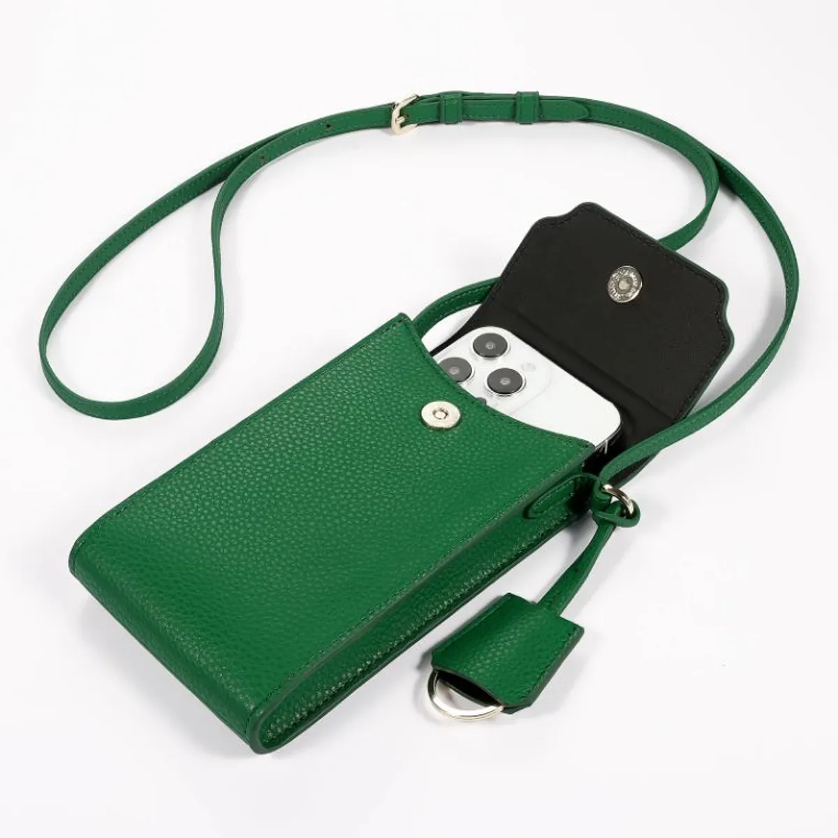 GENERICO - Cartera Mini Bolso Para Celular Negro