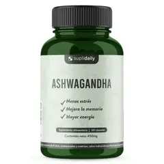 GENERICO - Ashwagandha Premium 450 Mg 60 Cápsulas Suplidaily