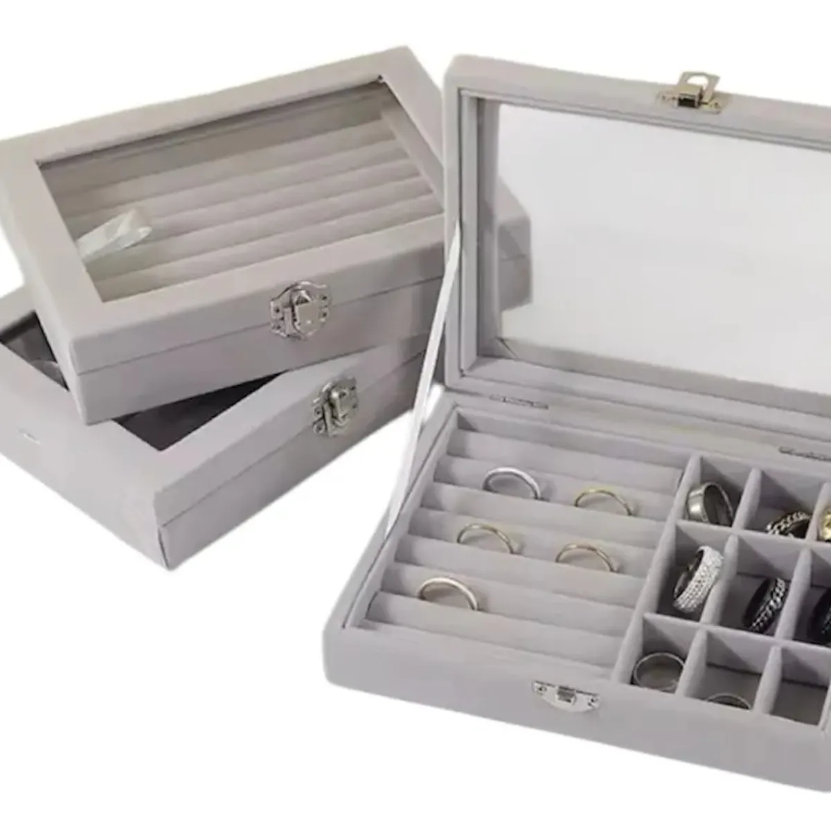 GENERICO - Joyero Rosado De Plush Portatil Multiusos