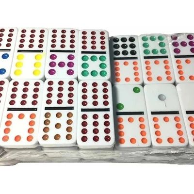 Imagen 2 del producto Domino Chancho 12 Juego Dominó Caja Metálica 91 Piezas