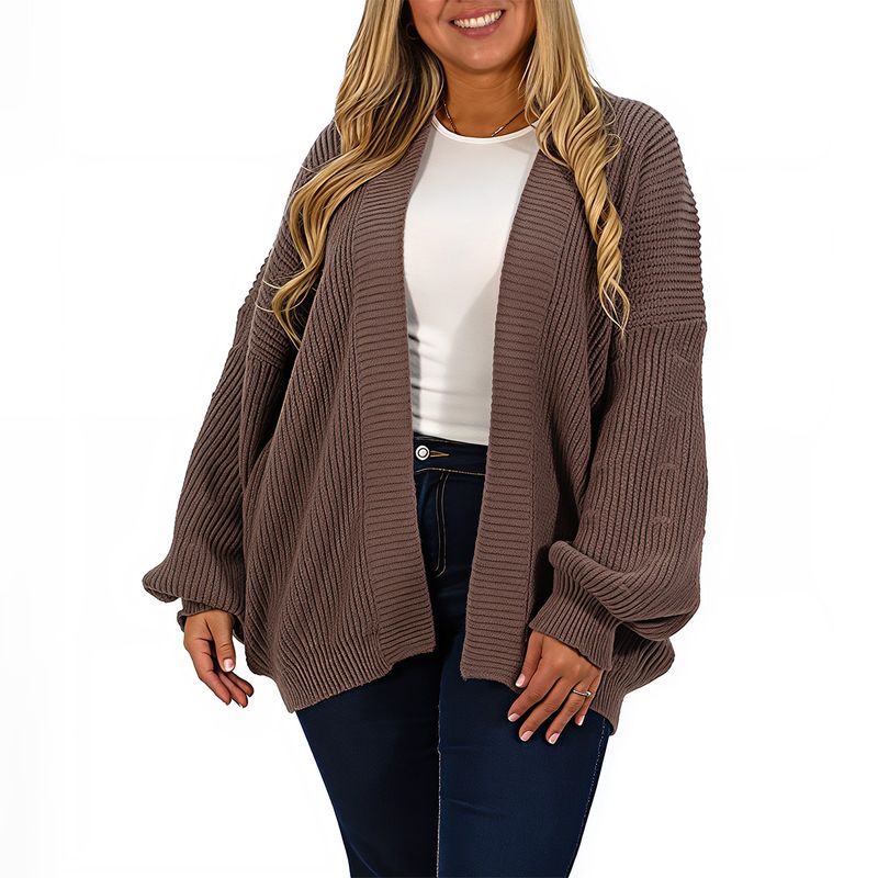MPROPIA - Cárdigan mujer lana mujer manga globo Oversize colores