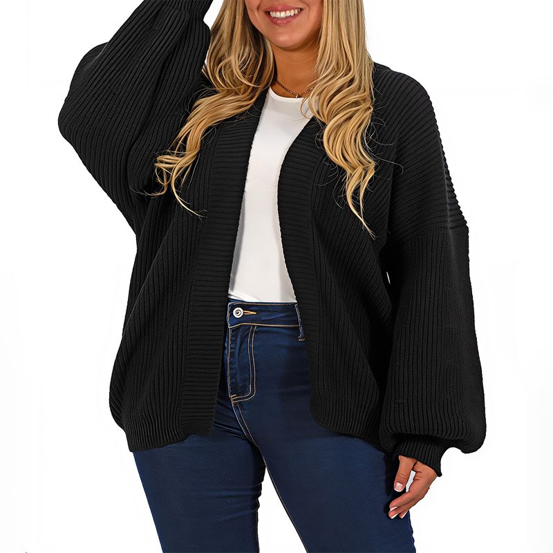 MPROPIA - Cárdigan mujer lana mujer manga globo Oversize colores