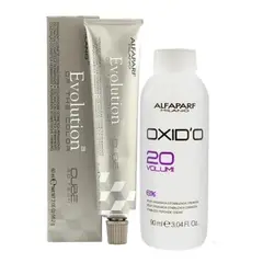 GENERICO - Tintura Evolution 60ml+Activador 90ml 5.32 castaño claro dorado irisad