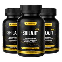 Shilajit Puro Himalaya 1000mg 180 Cápsulas Vitalidad Pack X3