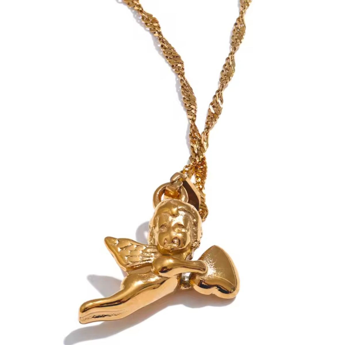 GENERICO - Collar  CUPIDO enchape oro