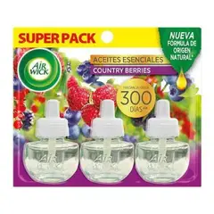 AIRWICK - Recarga Desodorante Electrico Berries 3 Un