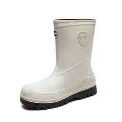 BLWOENS - Botas para lluvia Hombre - Beige