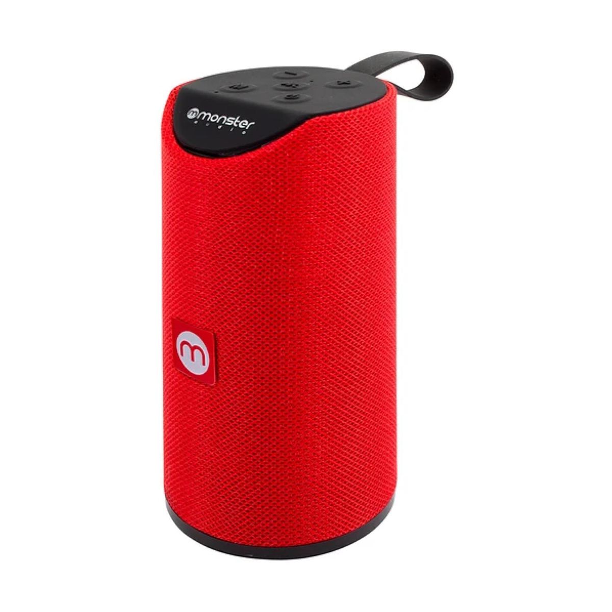 MONSTER - Parlante Inalambrico Bluetooth TWS AUX Micro SD Rojo Monster