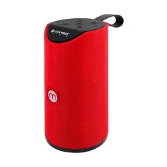 MONSTER - Parlante Inalambrico Bluetooth TWS AUX Micro SD Rojo