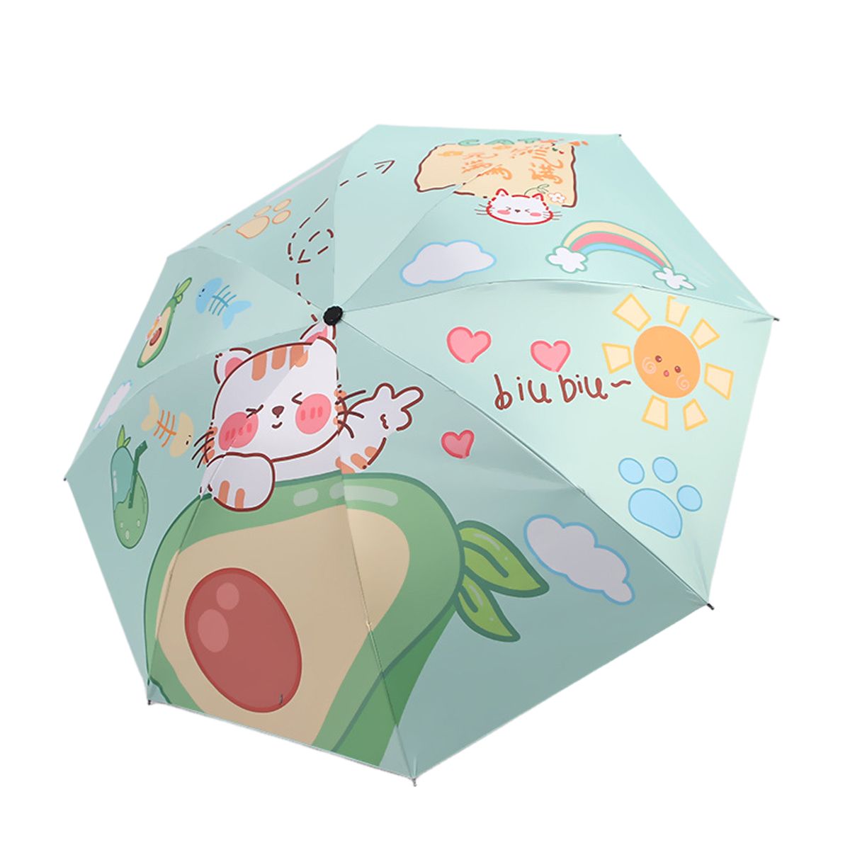 BLWOENS - Paraguas para niños - Verde